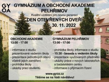 Den otevřených dveří 2022/2023